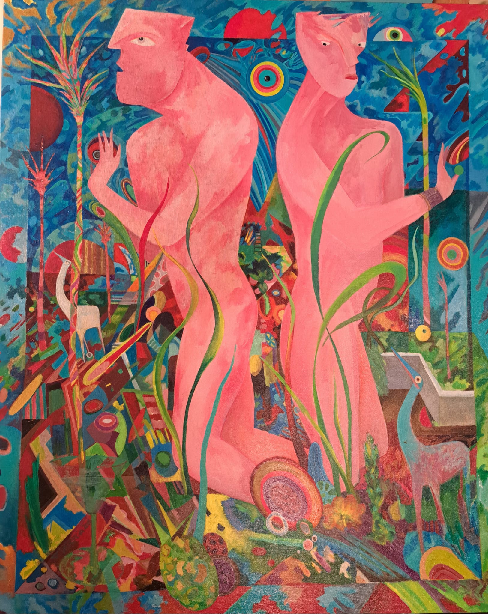 EDEN Y AVA . 100X81 CM .2015