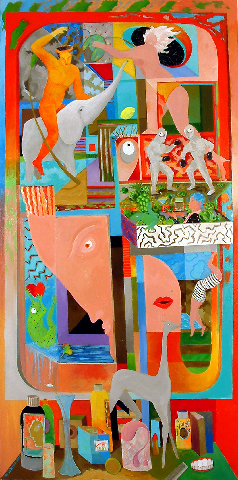 El Magico Tocador. 195 X 81 Cm.2005