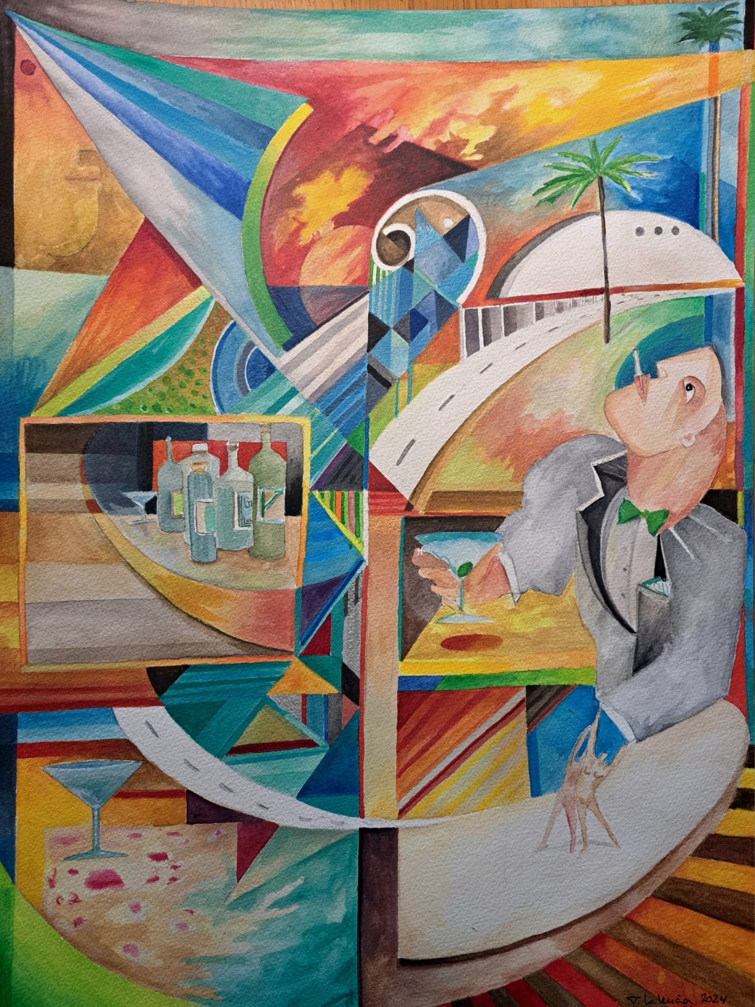 menu-13 Elegante Dry Martini . 41 X 31CM.2024
