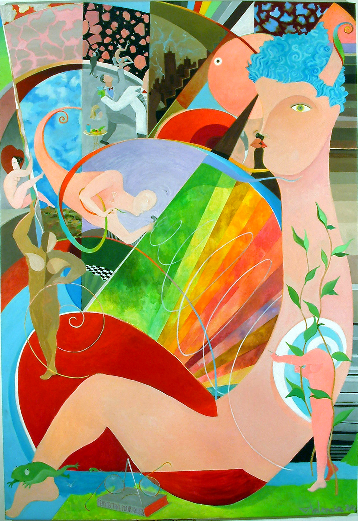 La Mujer Caracol. 195 X 130 Cm. 2004