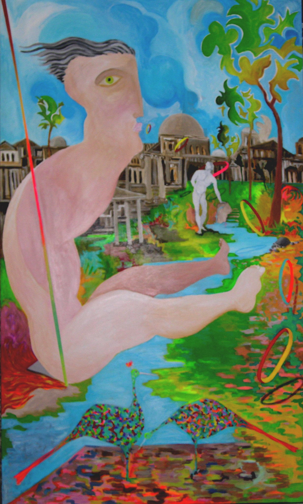 No Te Columpies Neron. 165 X 97 Cm. 2004